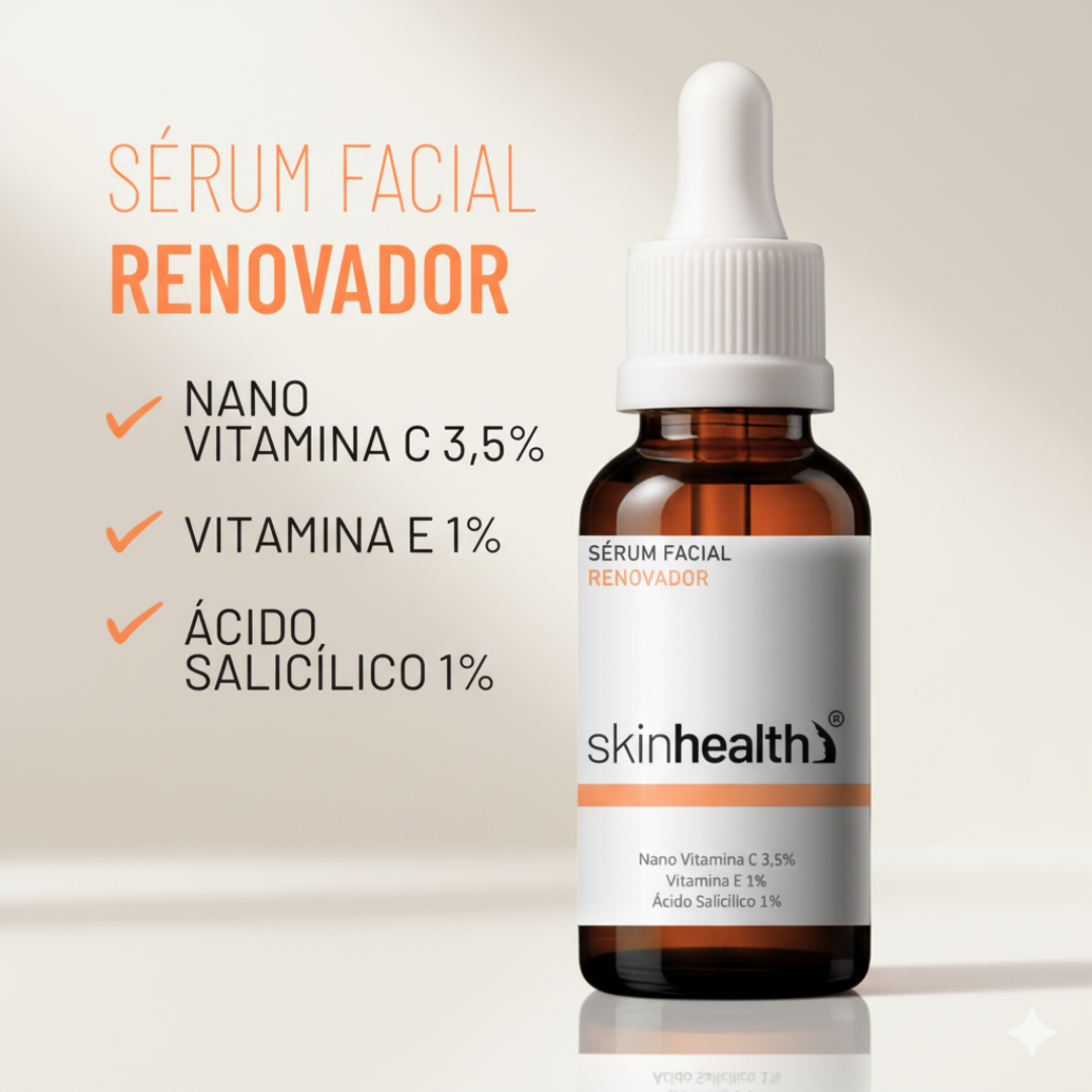 Sérum Renovador - Blend de Nano Vitamina C e E