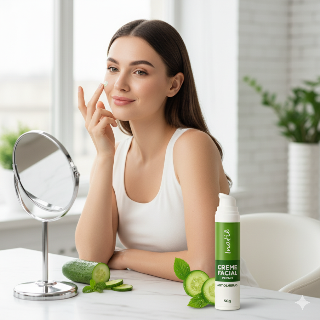 Creme Facial Antiolheiras