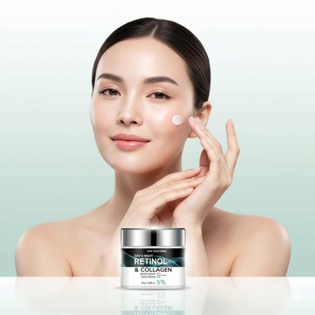 Creme Hidratante Dia e Noite - Retinol + Colágeno + Vitamina E