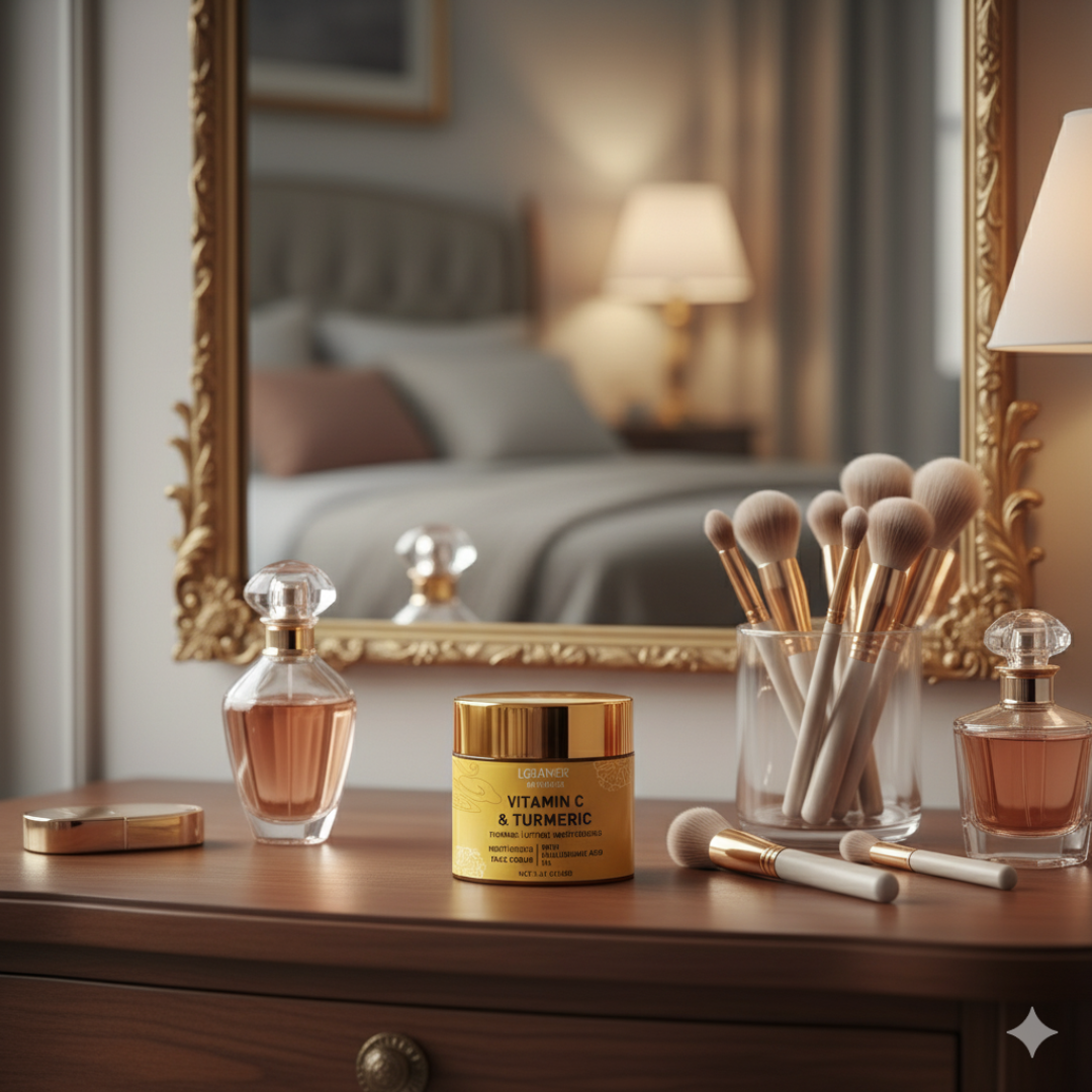 Hidratante Facial Revitalizante com Vitamina C e Cúrcuma
