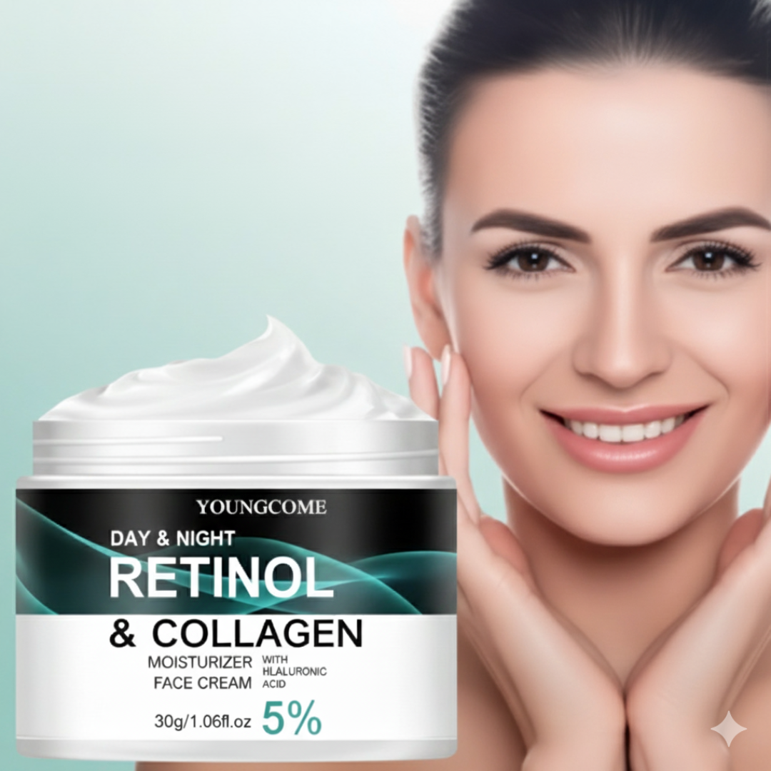 Creme Hidratante Dia e Noite - Retinol + Colágeno + Vitamina E
