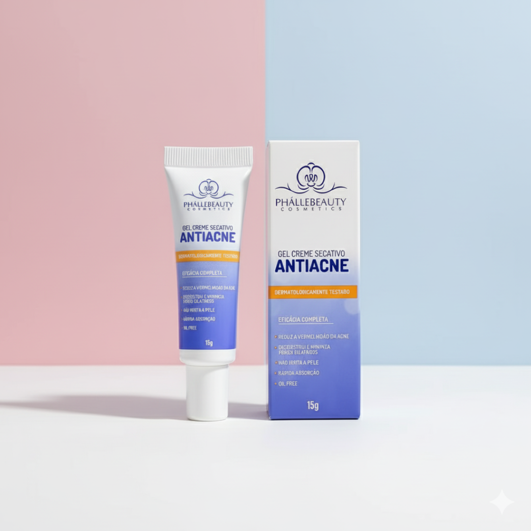 Gel Secativo de Espinhas - Antiacne 15g - Phállebeauty