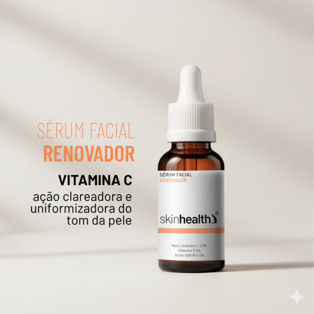 Sérum Renovador - Blend de Nano Vitamina C e E