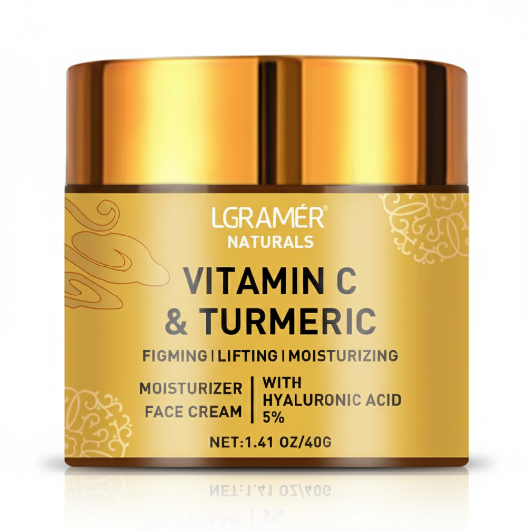 Hidratante Facial Revitalizante com Vitamina C e Cúrcuma
