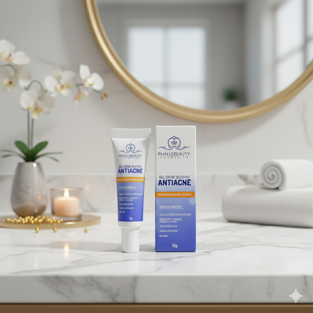 Gel Secativo de Espinhas - Antiacne 15g - Phállebeauty
