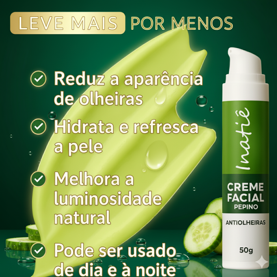 Creme Facial Antiolheiras