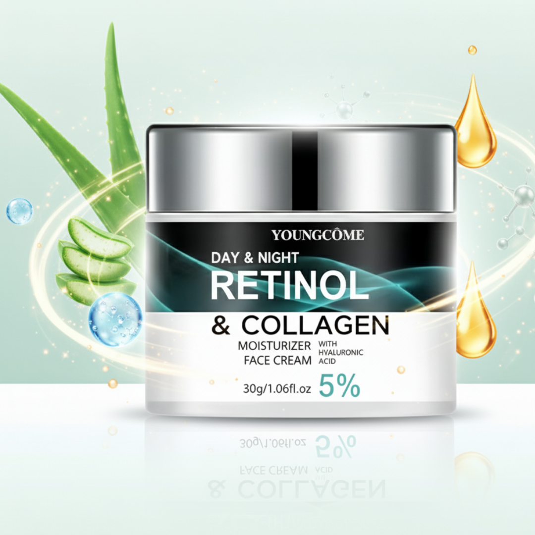 Creme Hidratante Dia e Noite - Retinol + Colágeno + Vitamina E