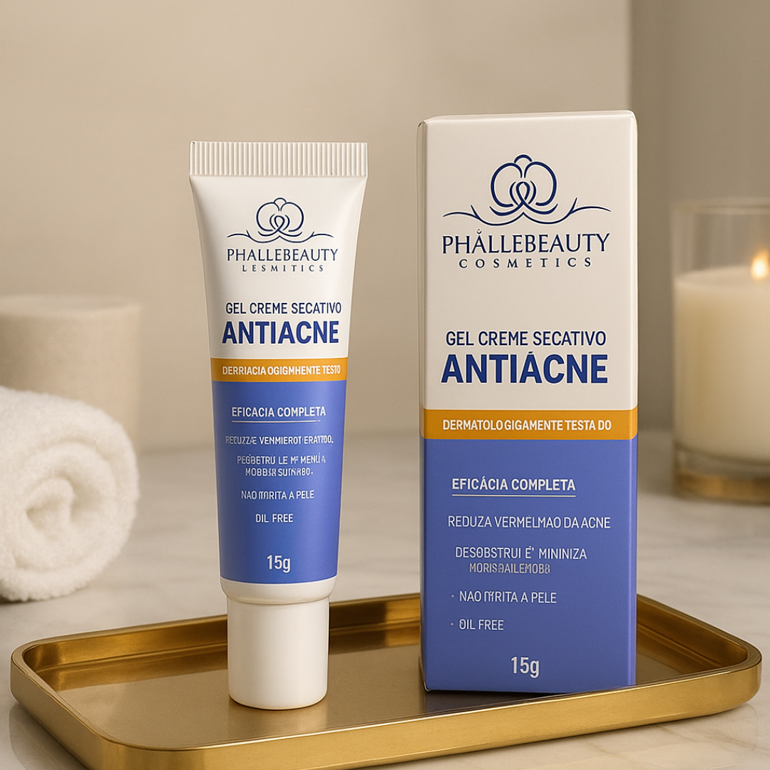Gel Secativo de Espinhas - Antiacne 15g - Phállebeauty