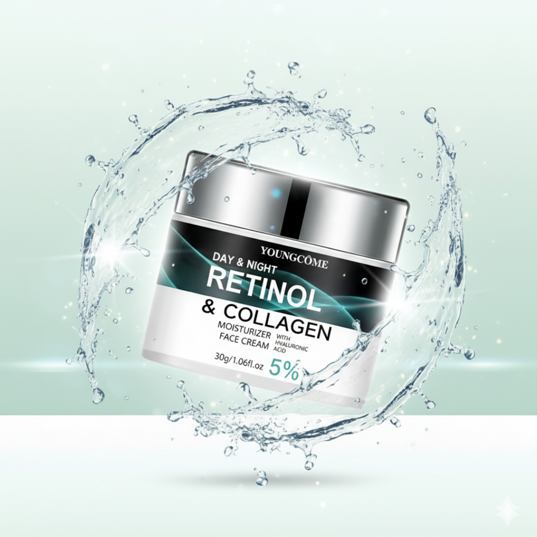 Creme Hidratante Dia e Noite - Retinol + Colágeno + Vitamina E