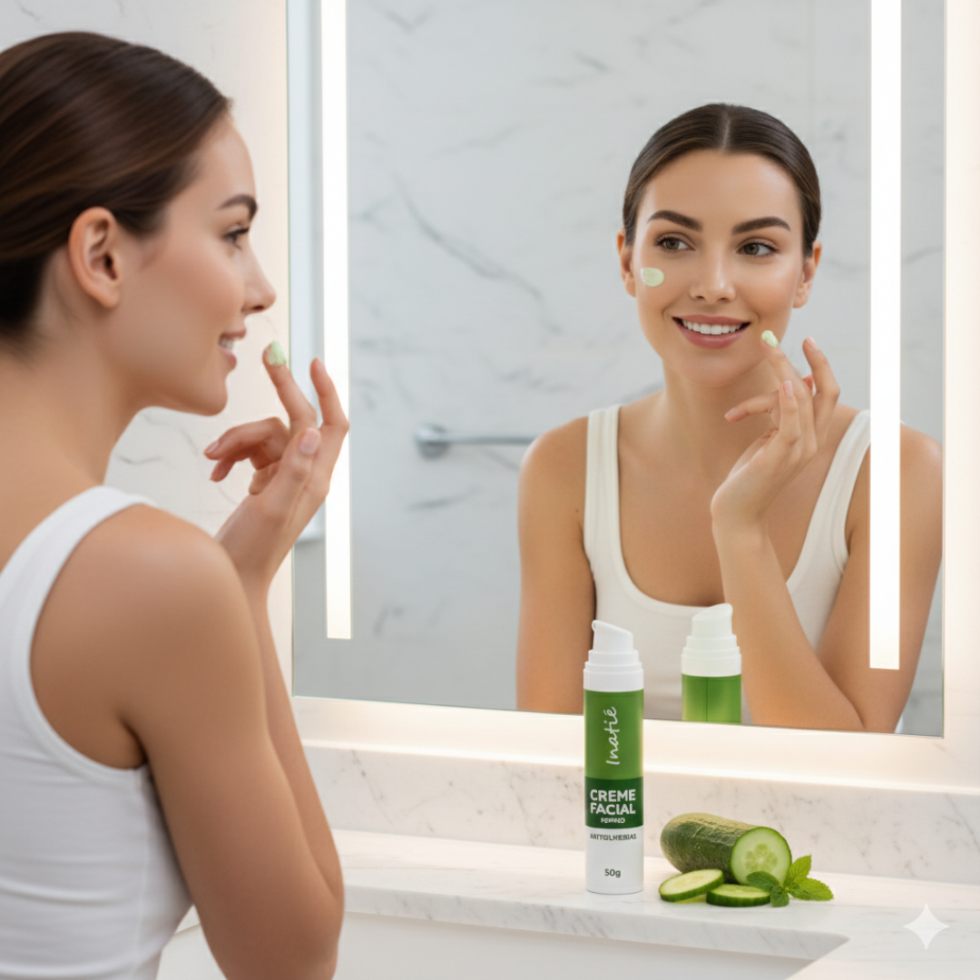Creme Facial Antiolheiras