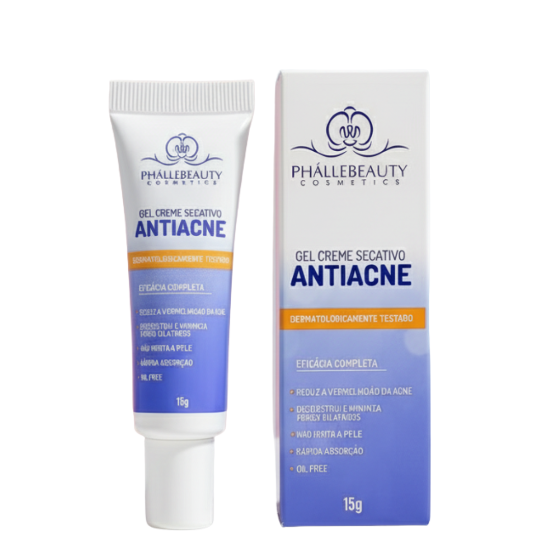 Gel Secativo de Espinhas - Antiacne 15g - Phállebeauty