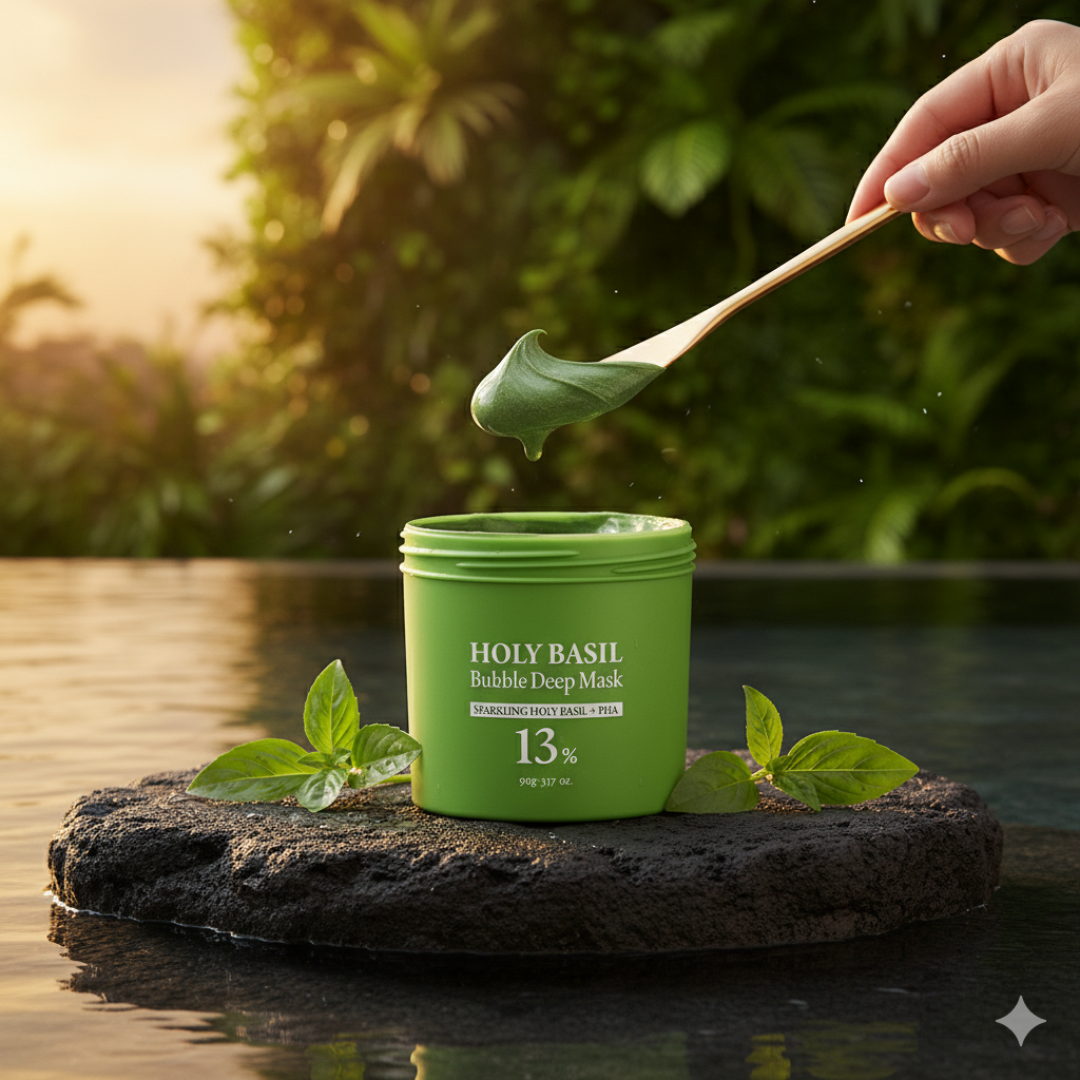 Holy Basil - Máscara Facial de Manjericão
