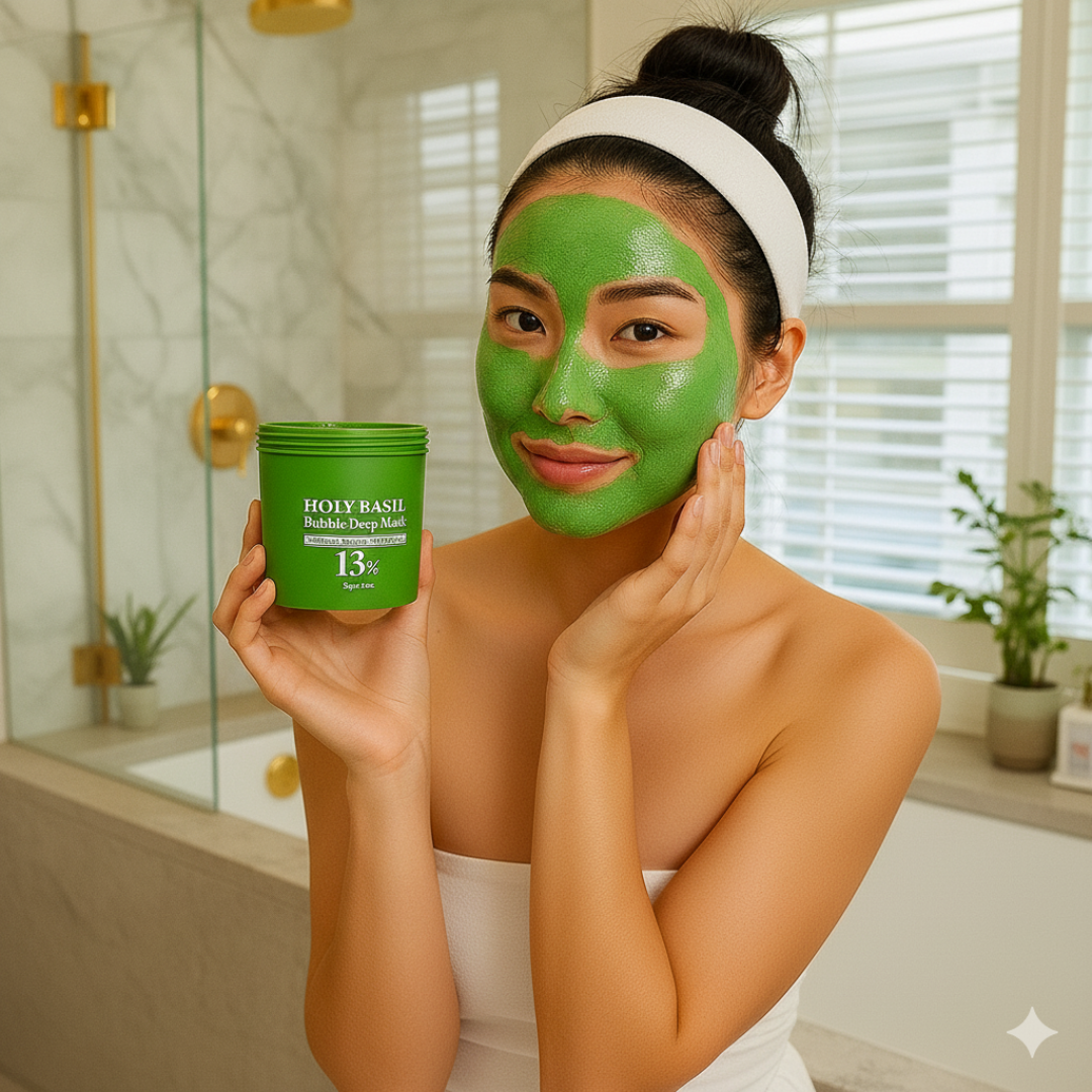 Holy Basil - Máscara Facial de Manjericão