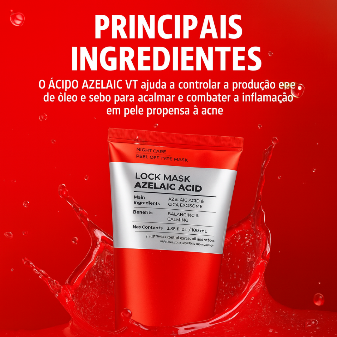 VT COSMETICS AZ CARE LOCK MASK - AZELAIC ACID - Máscara Facial de Ácido Azelaico