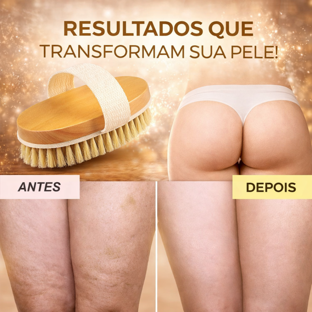 Escova Seca Para Esfoliação Corporal