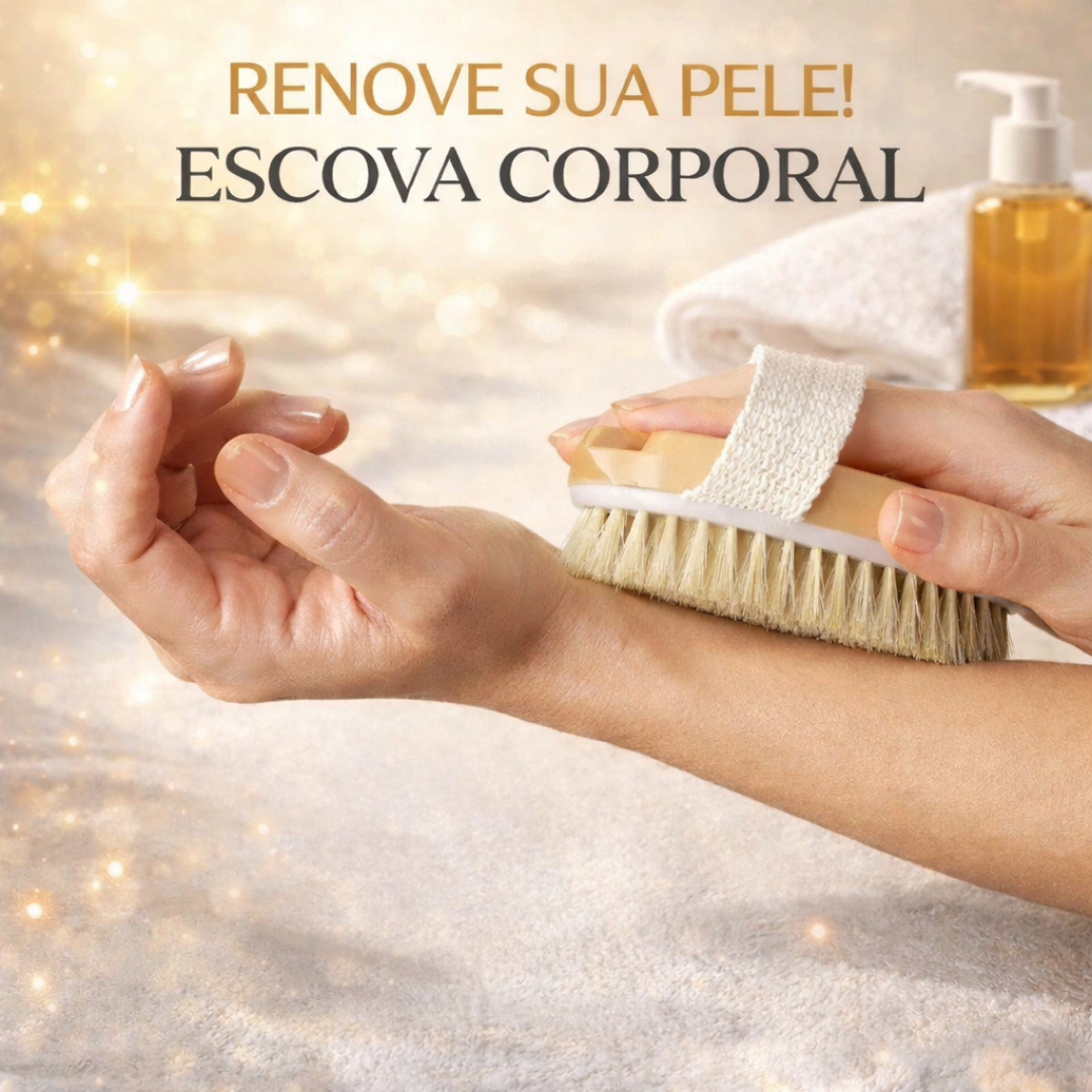 Escova Seca Para Esfoliação Corporal