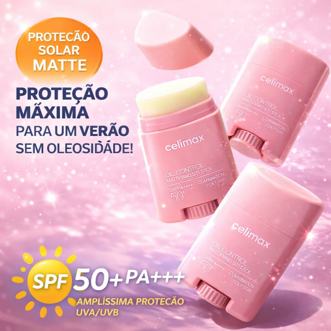 Celimax Oil Control Mattifying Sun Stick - Protetor Solar em Bastão