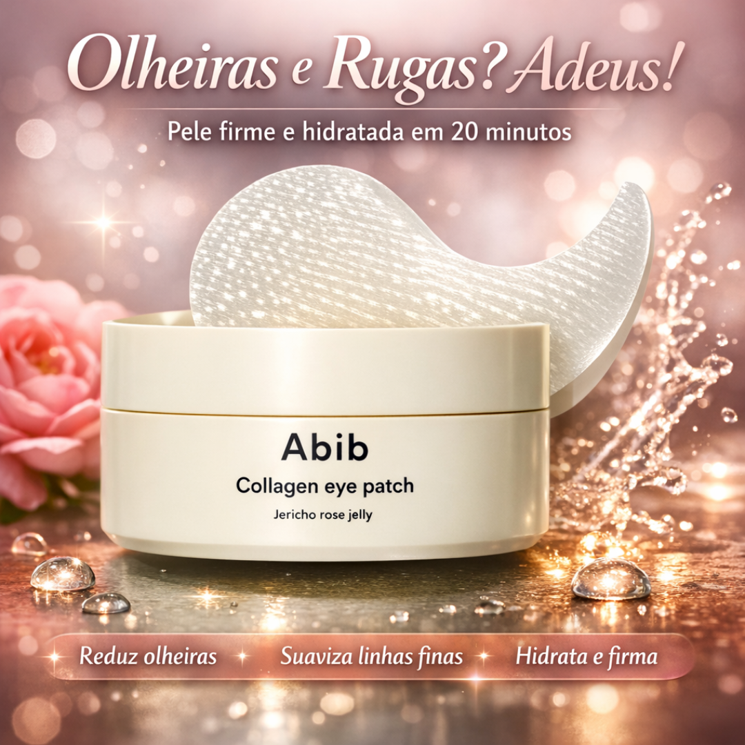 Abib Collagen Eye Patch - Jericho Rose Jelly - Máscara de Olhos com Colágeno
