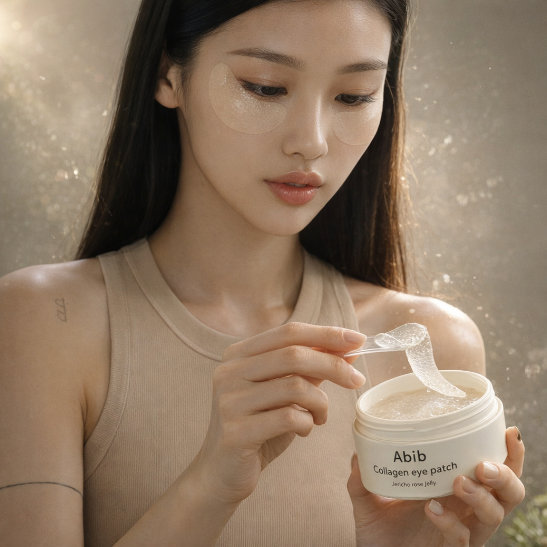Abib Collagen Eye Patch - Jericho Rose Jelly - Máscara de Olhos com Colágeno