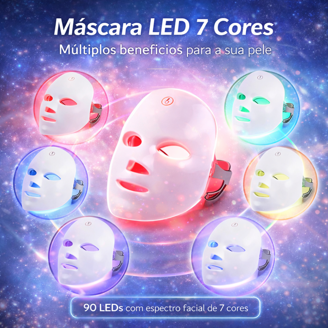 Máscara de LED Facial - Fototerapia