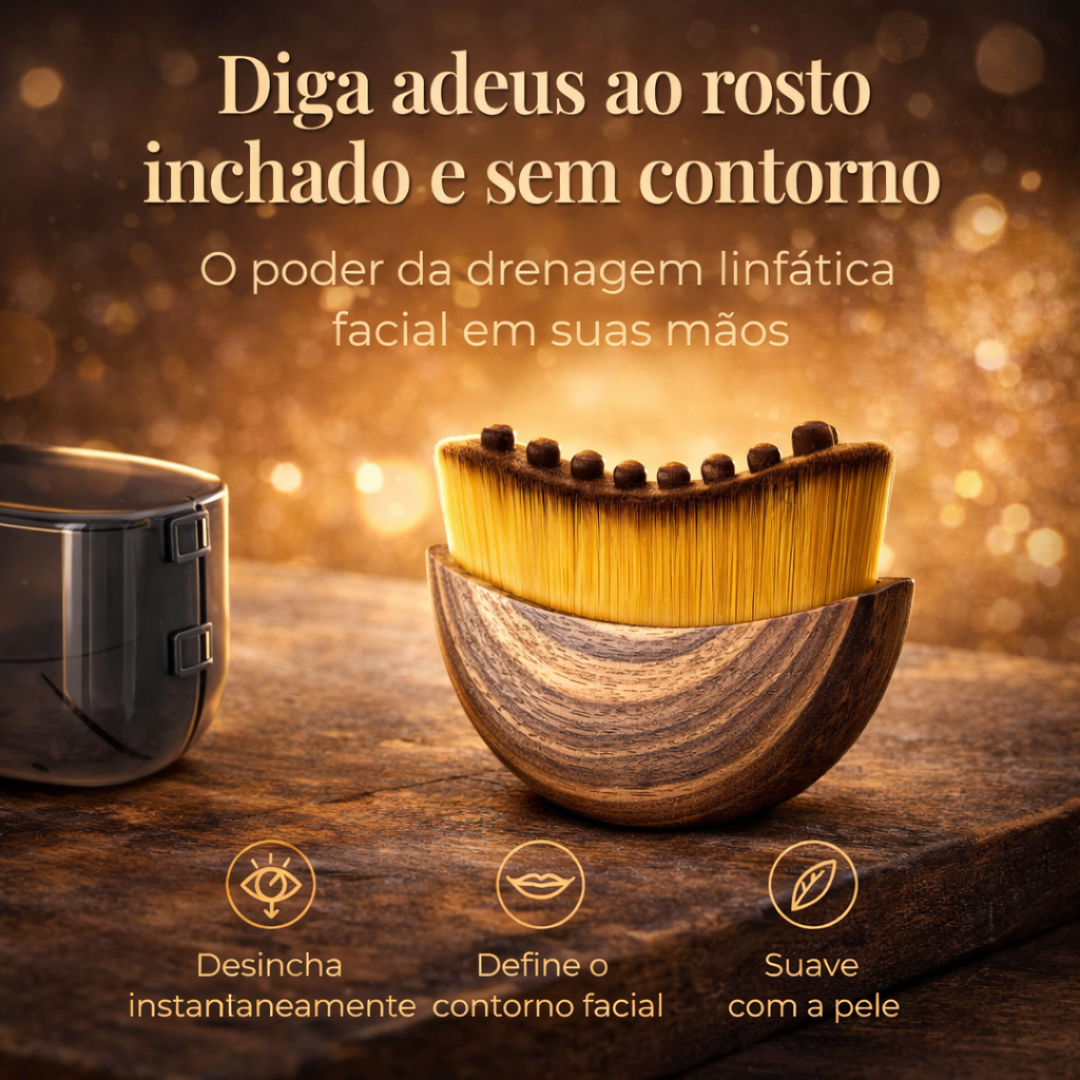 Escova Facial - Drenagem Linfática