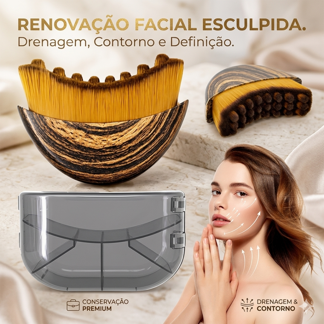 Escova Facial - Drenagem Linfática