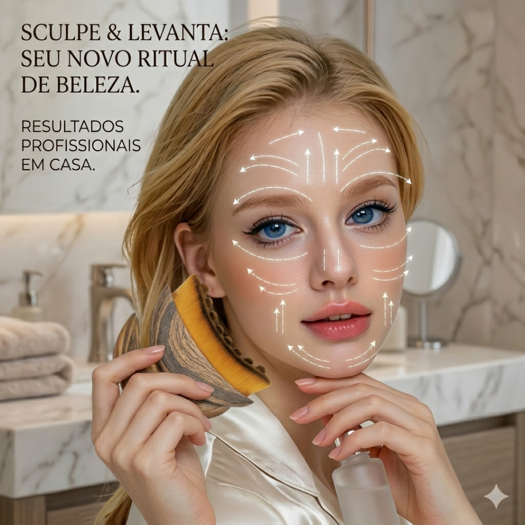 Escova Facial - Drenagem Linfática
