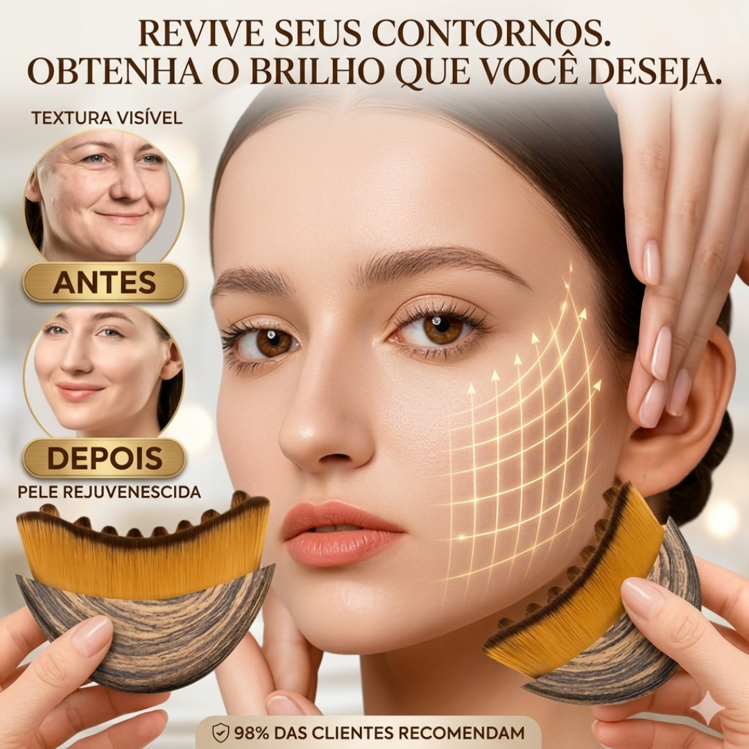 Escova Facial - Drenagem Linfática