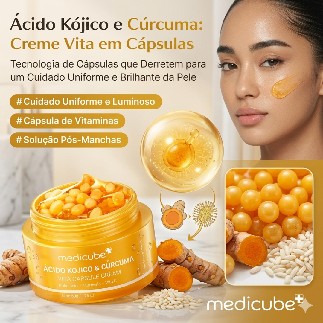 Medicube Kojic Acid Turmeric Vita Capsule Cream