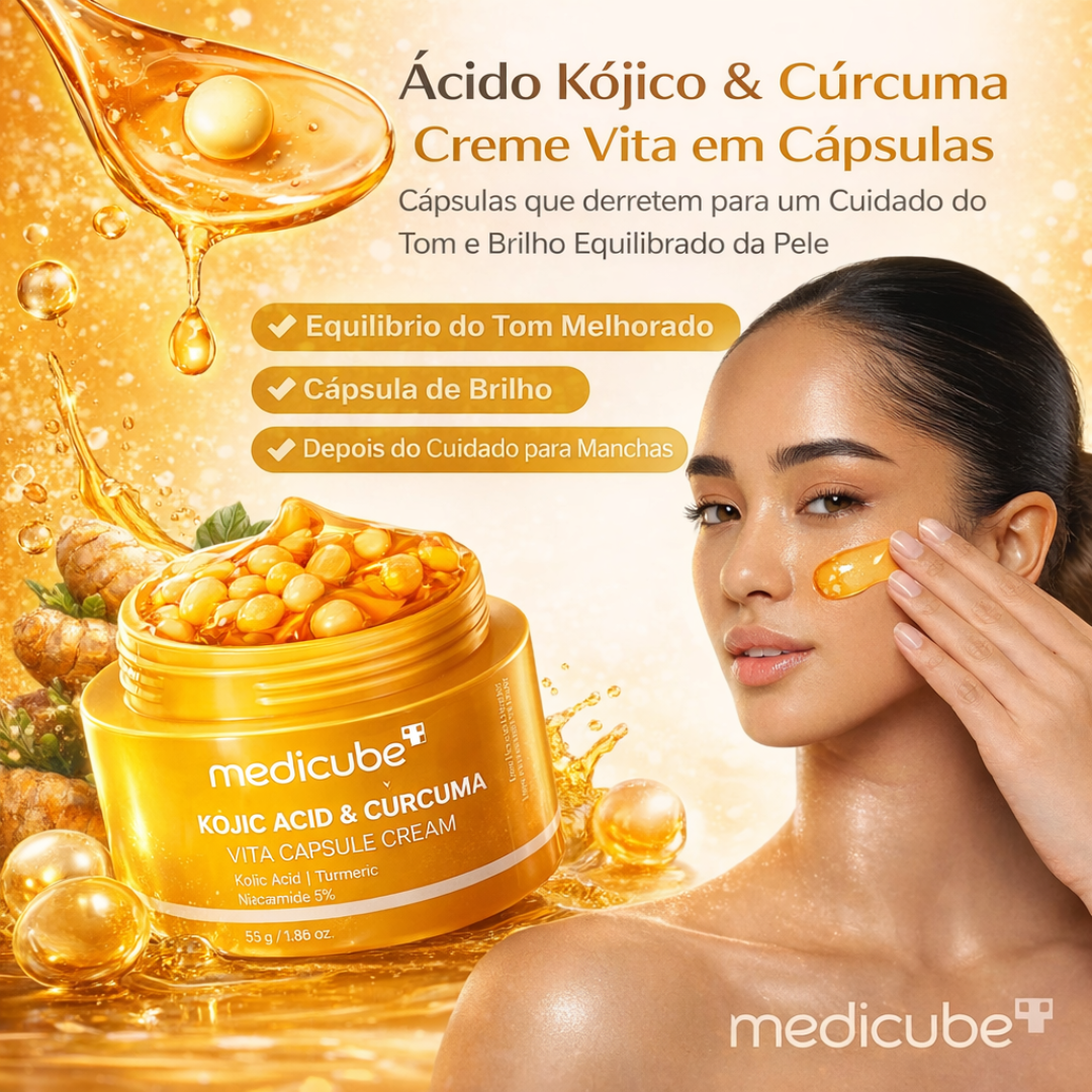 Medicube Kojic Acid Turmeric Vita Capsule Cream