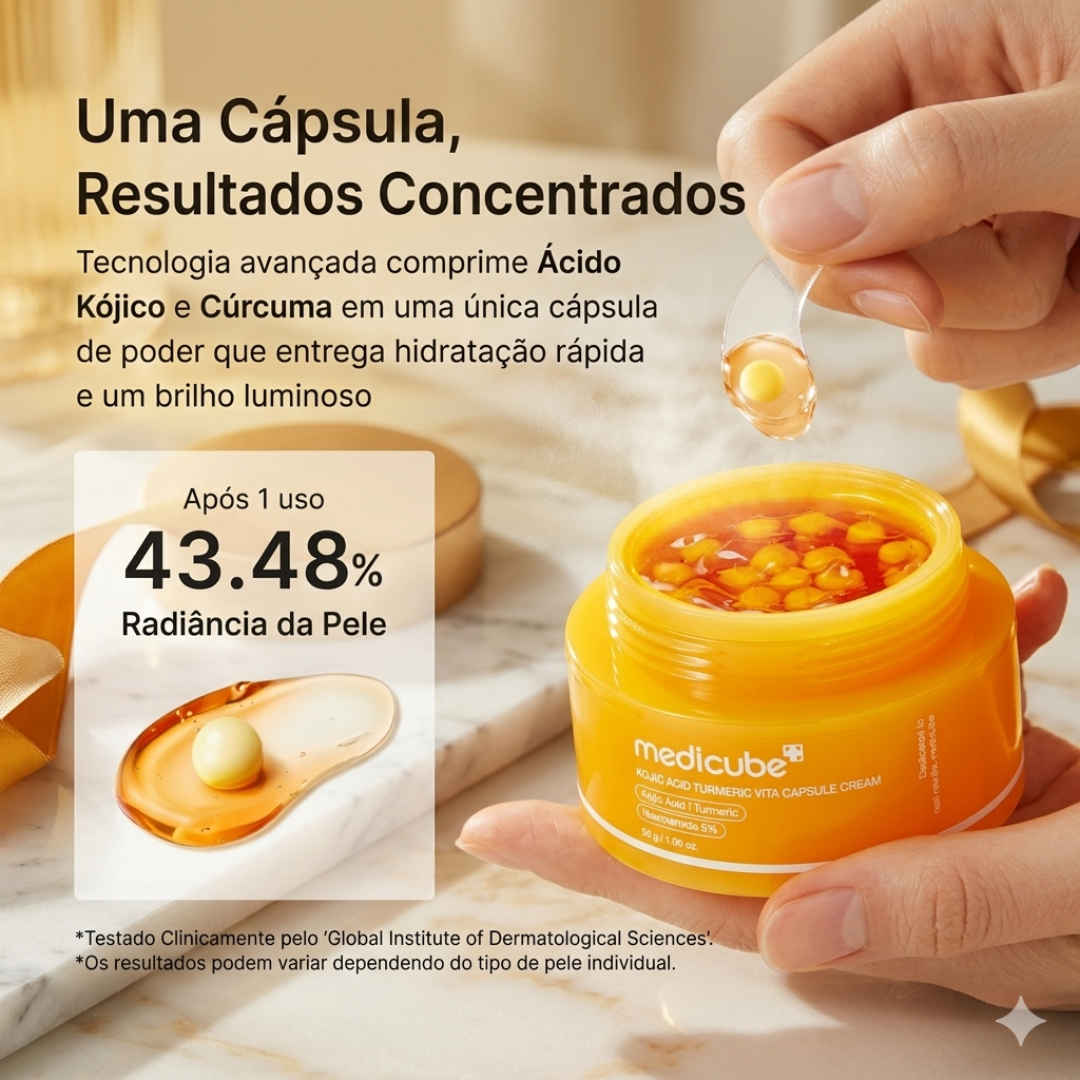 Medicube Kojic Acid Turmeric Vita Capsule Cream