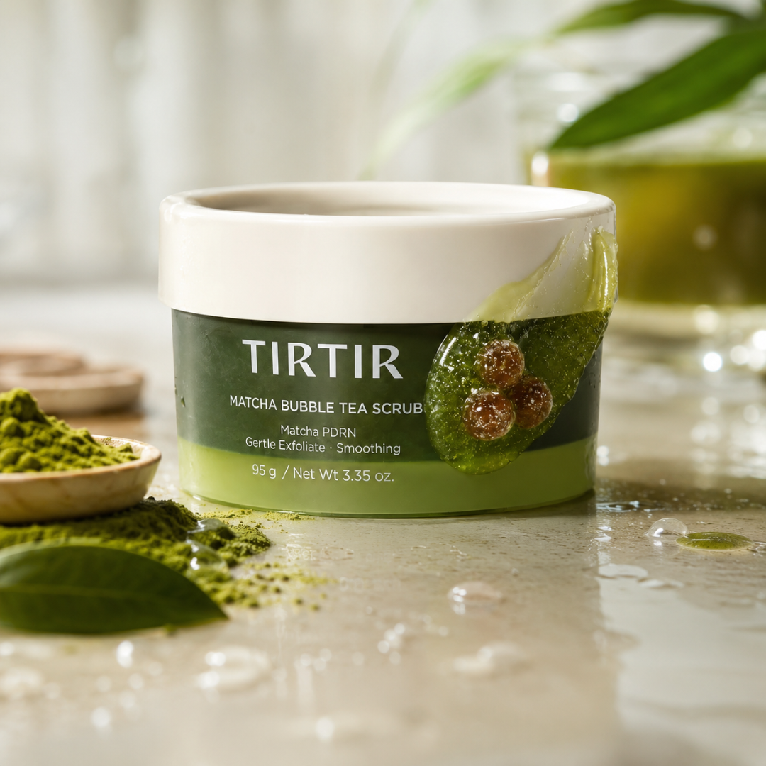 Tirtir Matcha Bubble Tea Scrub - Esfoliante Facial