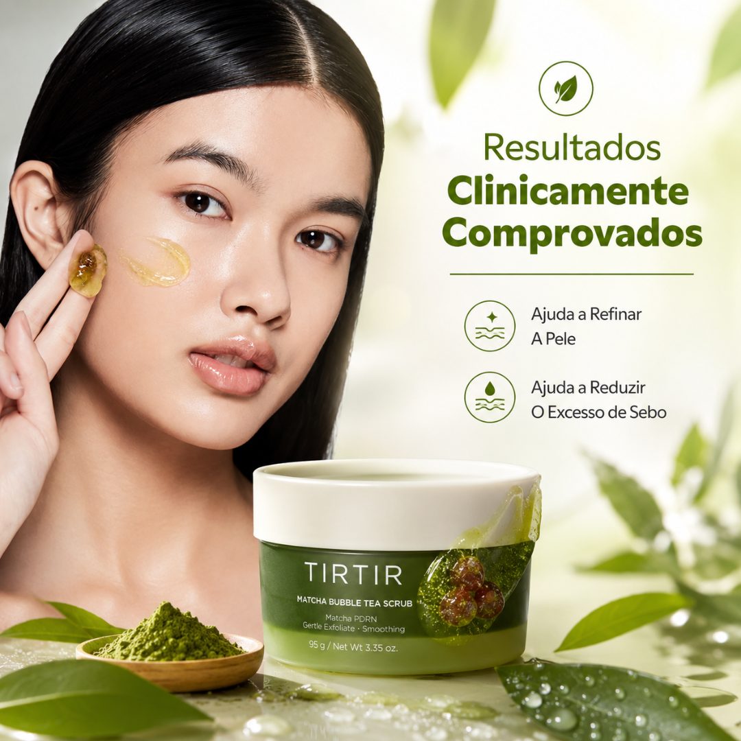 Tirtir Matcha Bubble Tea Scrub - Esfoliante Facial
