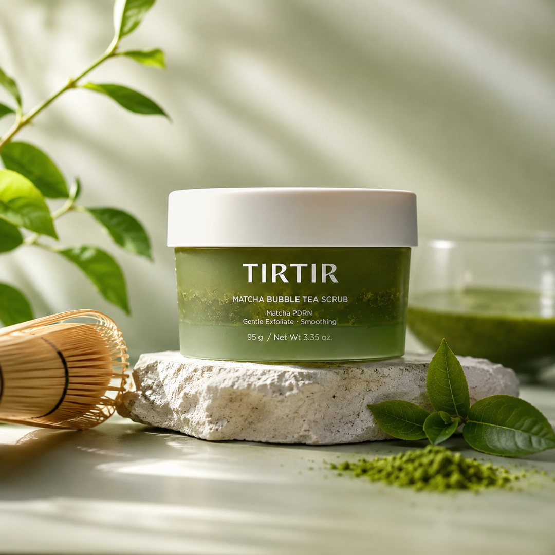 Tirtir Matcha Bubble Tea Scrub - Esfoliante Facial