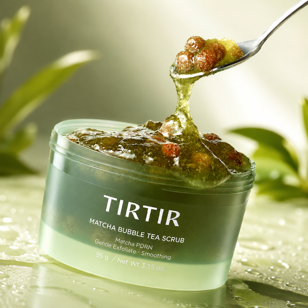 Tirtir Matcha Bubble Tea Scrub - Esfoliante Facial