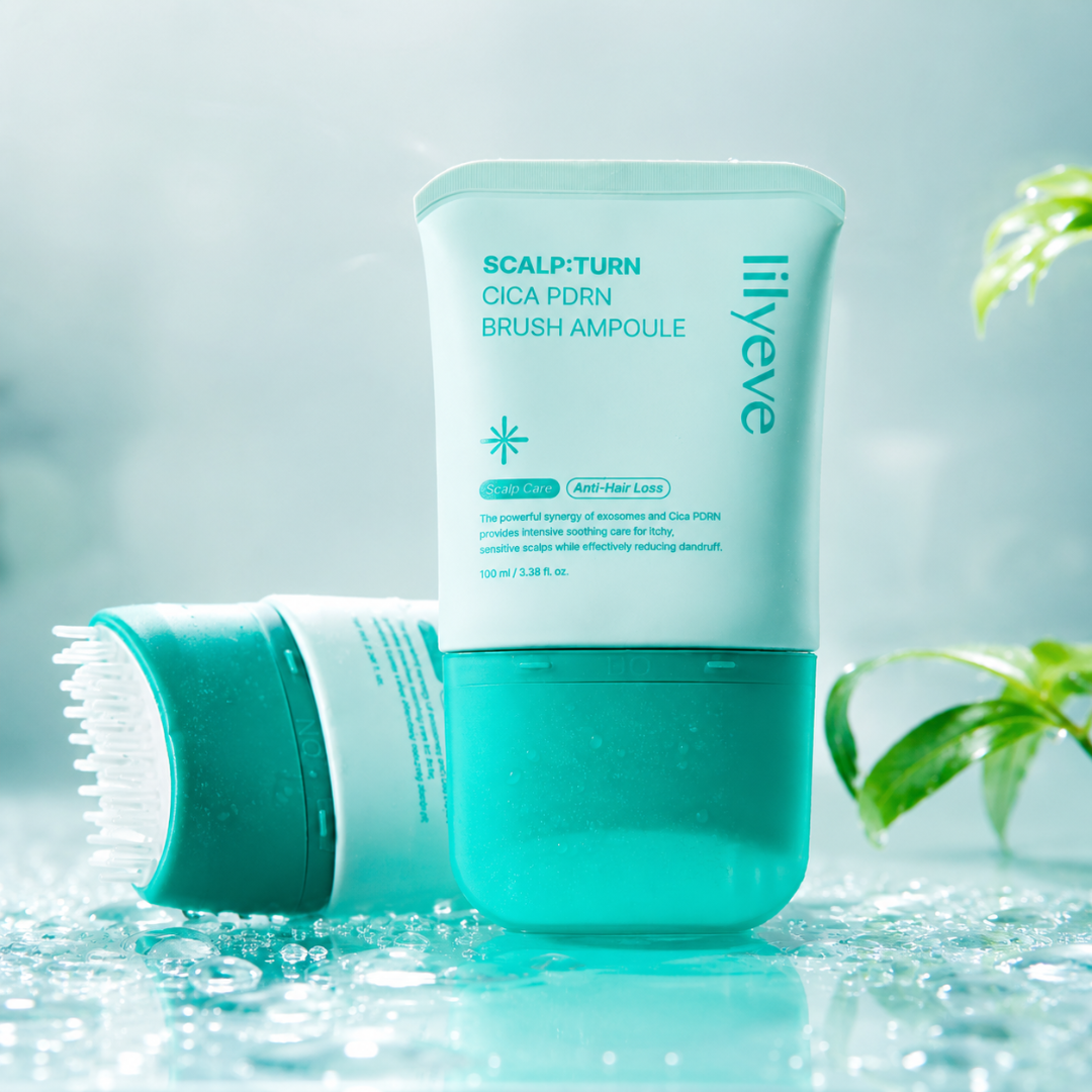 Lilyeve Scalp Turn Cica PDRN Brush - Sérum Capilar