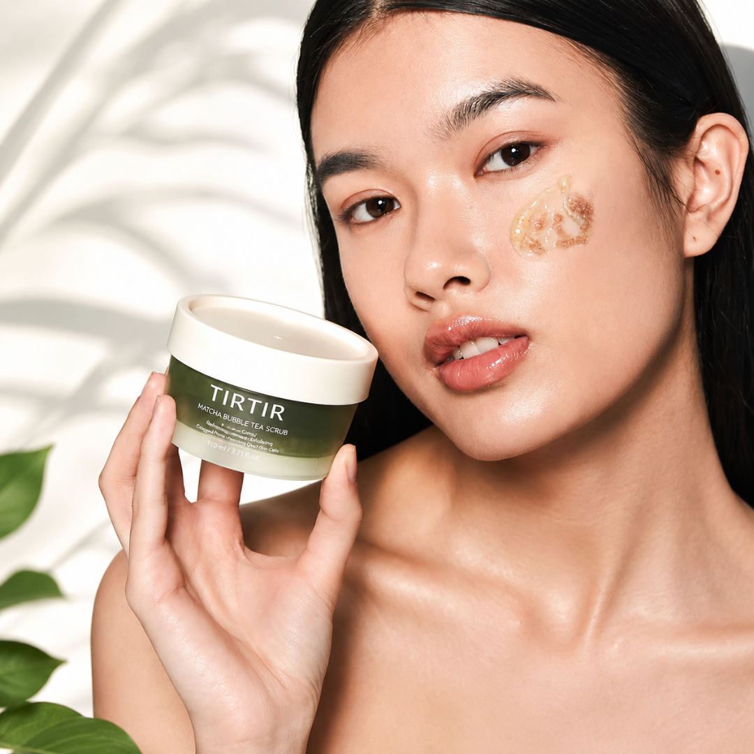 Tirtir Matcha Bubble Tea Scrub - Esfoliante Facial