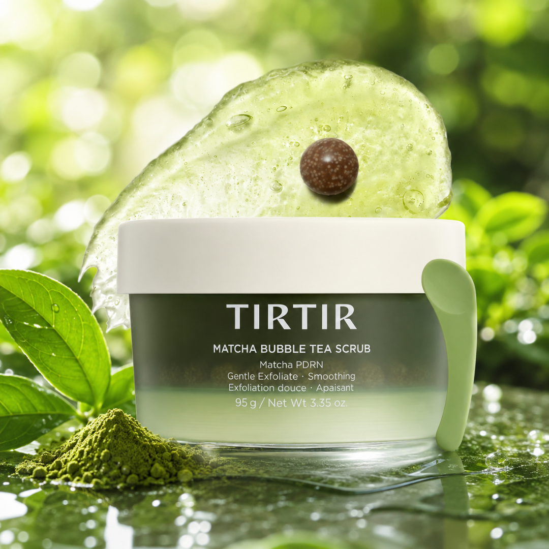 Tirtir Matcha Bubble Tea Scrub - Esfoliante Facial