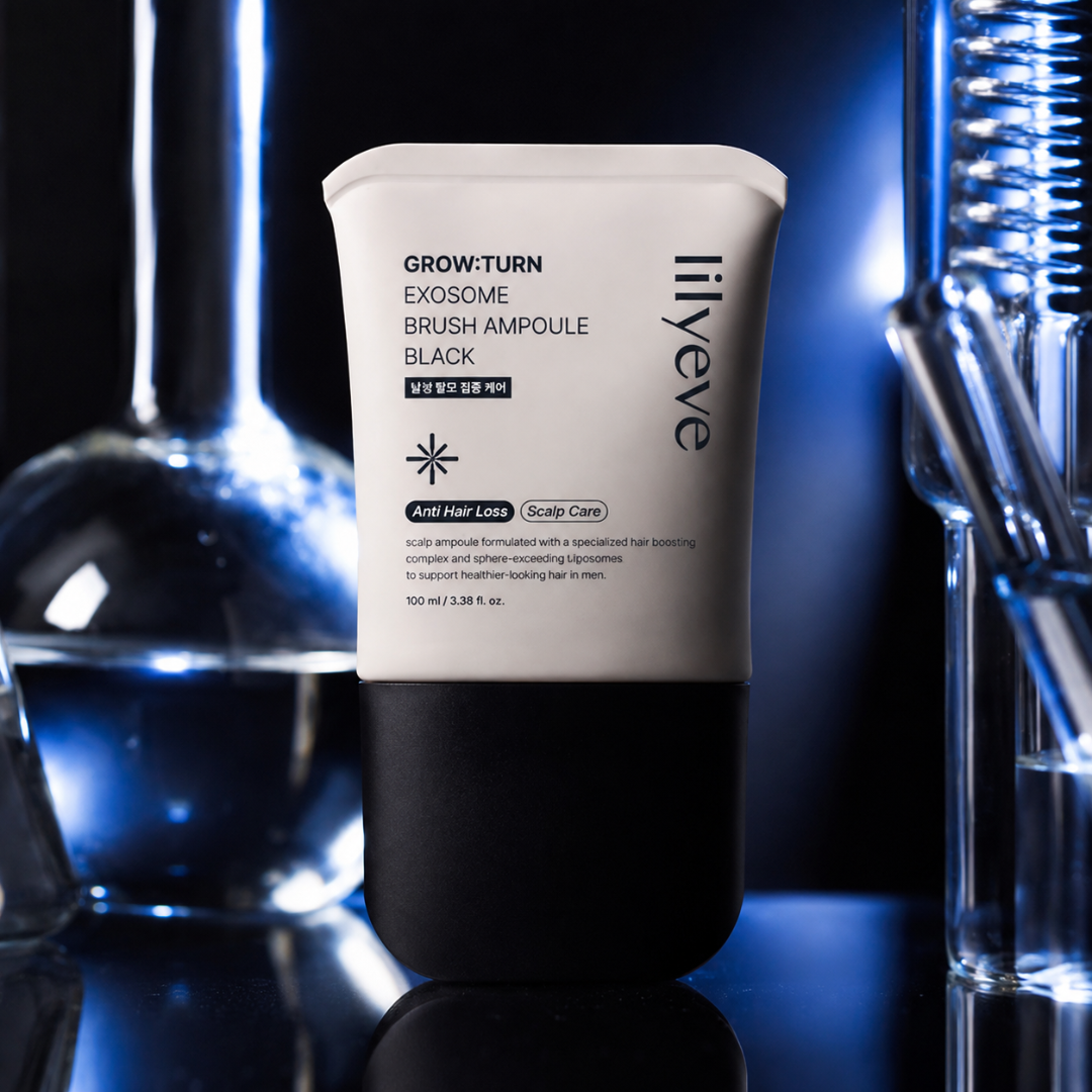 Lilyeve Grow Turn Exosome Brush Ampoule Prime - Sérum Capilar - Tratamento Capilar Masculino