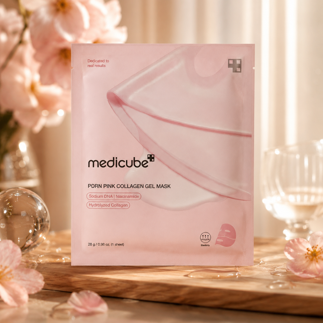 Medicube PDRN Pink Collagen Gel Mask - Máscara Facial de Colágeno