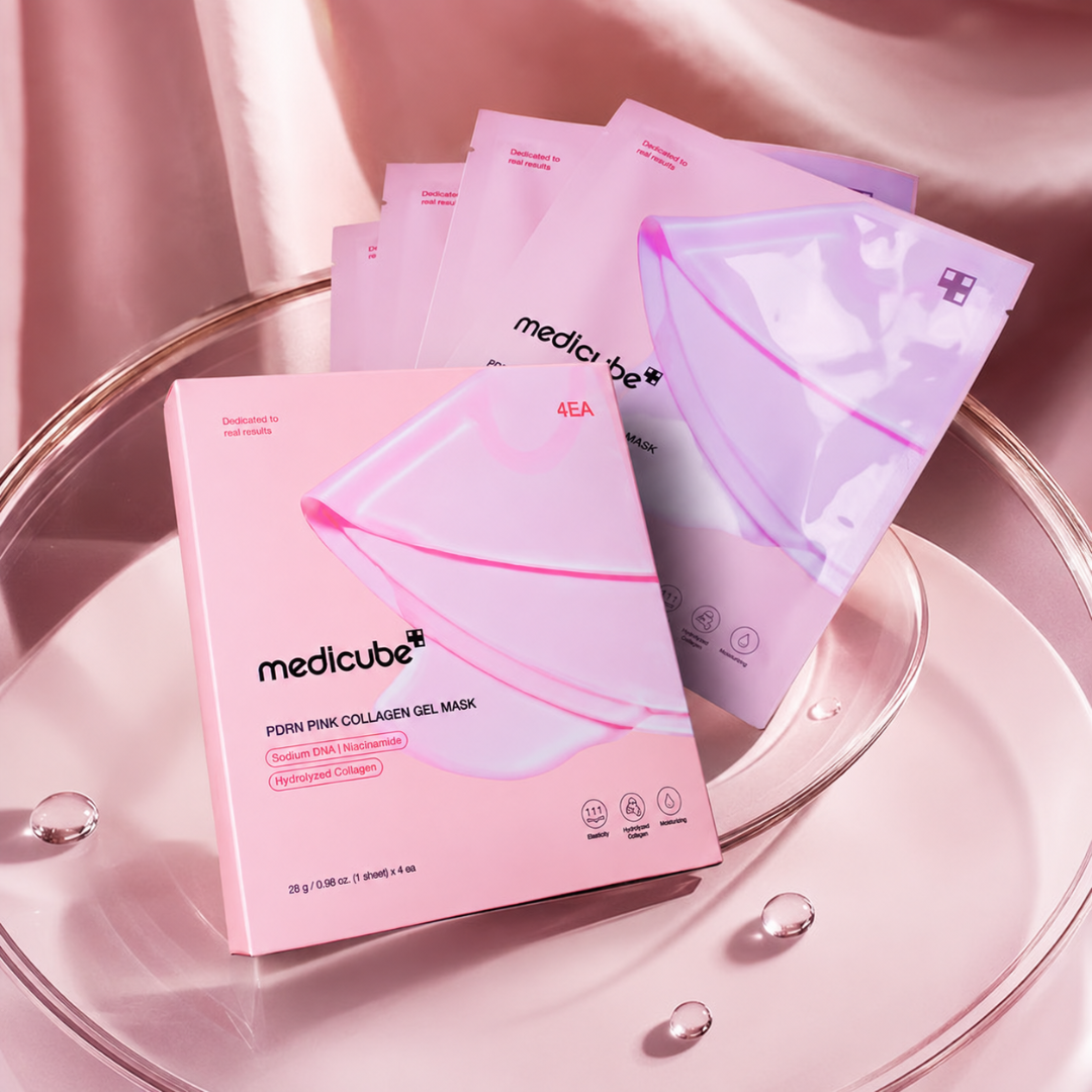 Medicube PDRN Pink Collagen Gel Mask - Máscara Facial de Colágeno