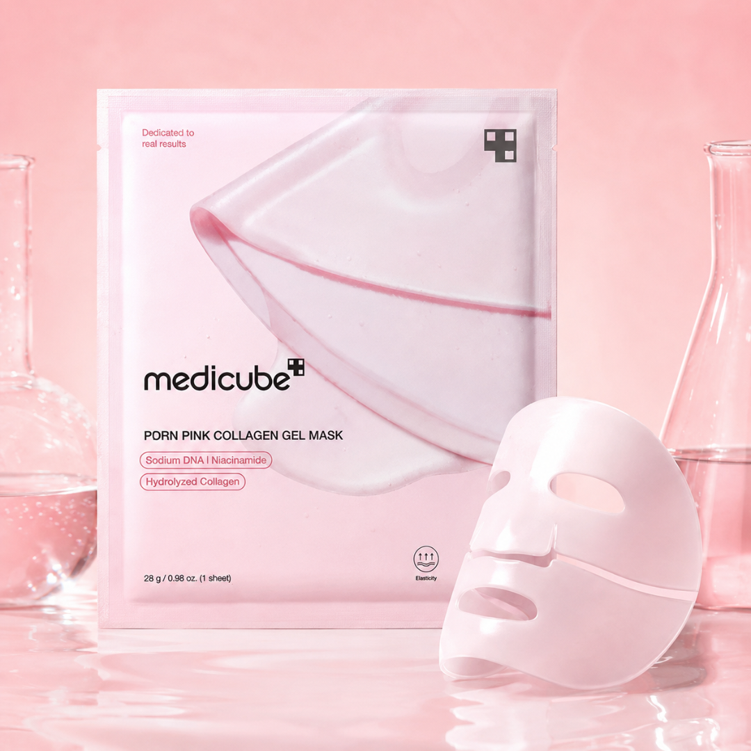 Medicube PDRN Pink Collagen Gel Mask - Máscara Facial de Colágeno