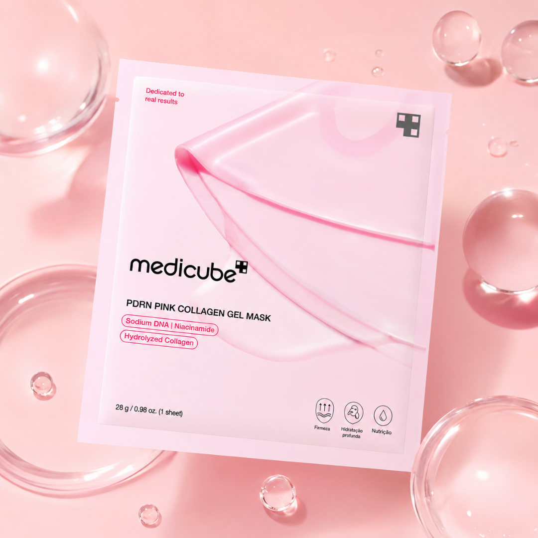 Medicube PDRN Pink Collagen Gel Mask - Máscara Facial de Colágeno