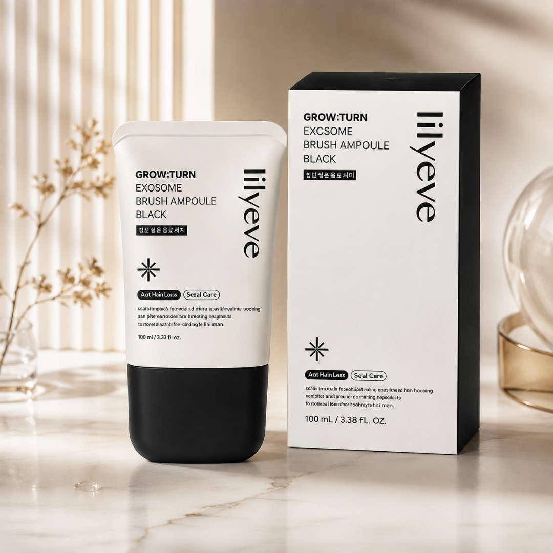 Lilyeve Grow Turn Exosome Brush Ampoule Prime - Sérum Capilar - Tratamento Capilar Masculino