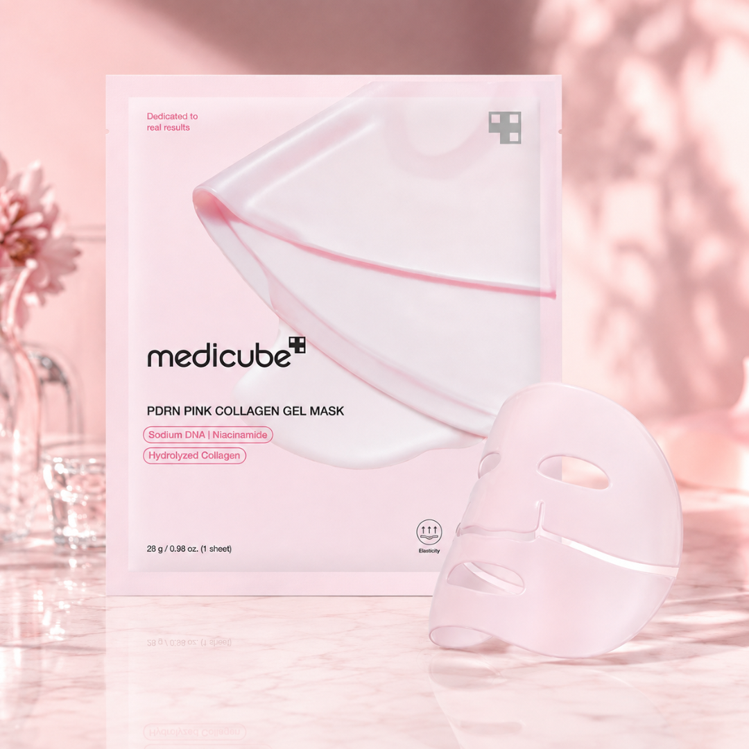 Medicube PDRN Pink Collagen Gel Mask - Máscara Facial de Colágeno