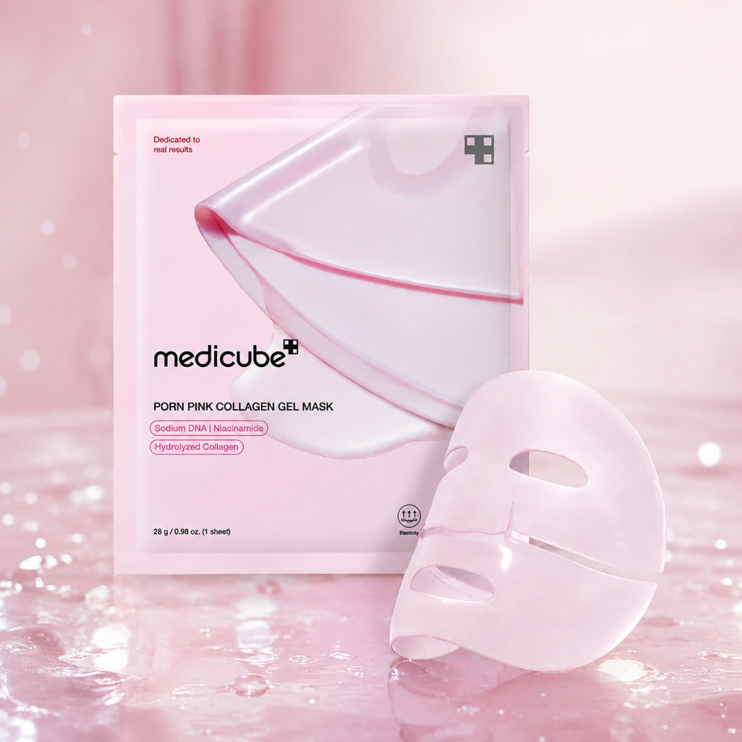 Medicube PDRN Pink Collagen Gel Mask - Máscara Facial de Colágeno