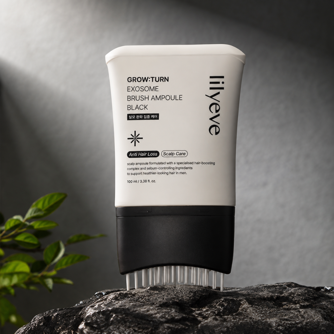 Lilyeve Grow Turn Exosome Brush Ampoule Prime - Sérum Capilar - Tratamento Capilar Masculino