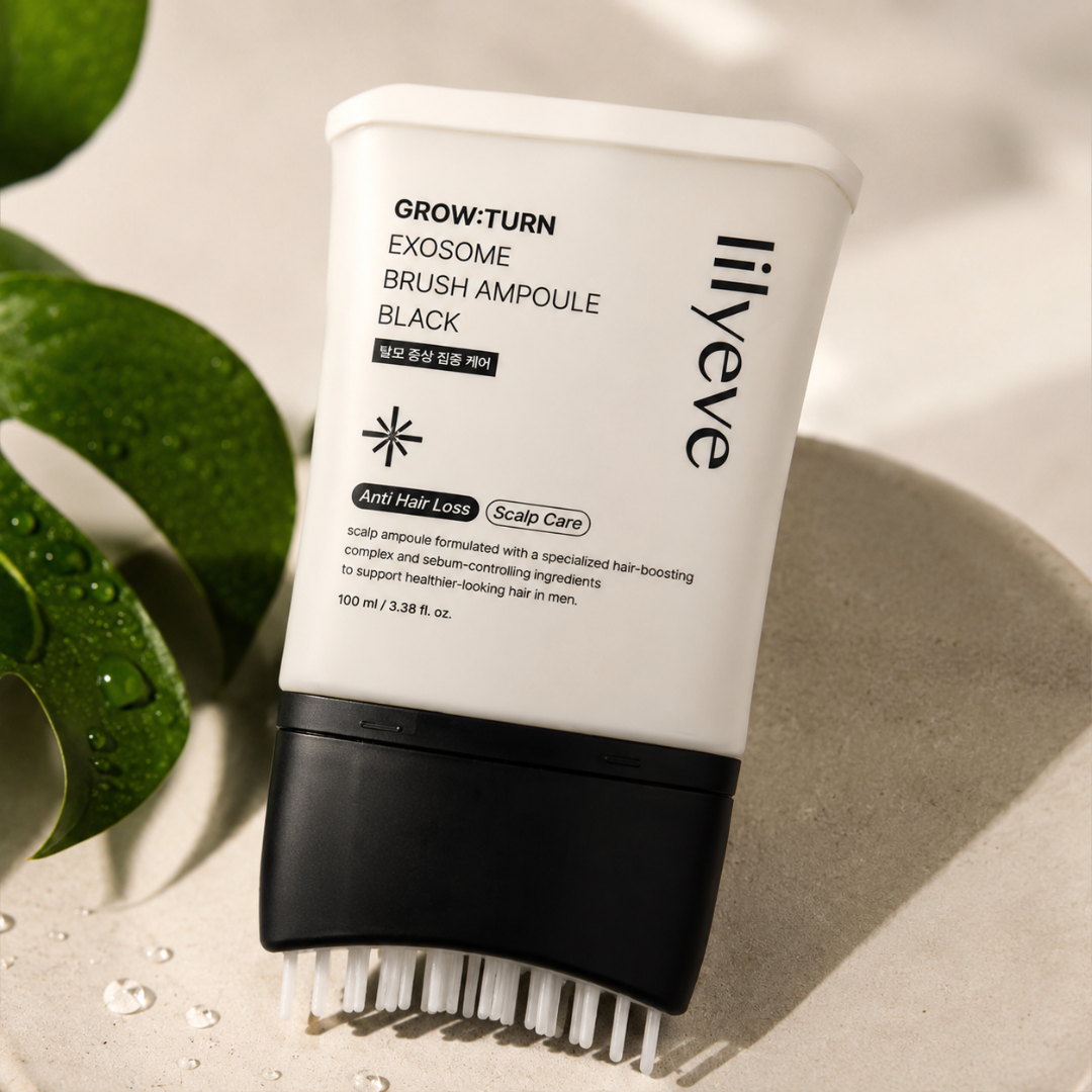Lilyeve Grow Turn Exosome Brush Ampoule Prime - Sérum Capilar - Tratamento Capilar Masculino