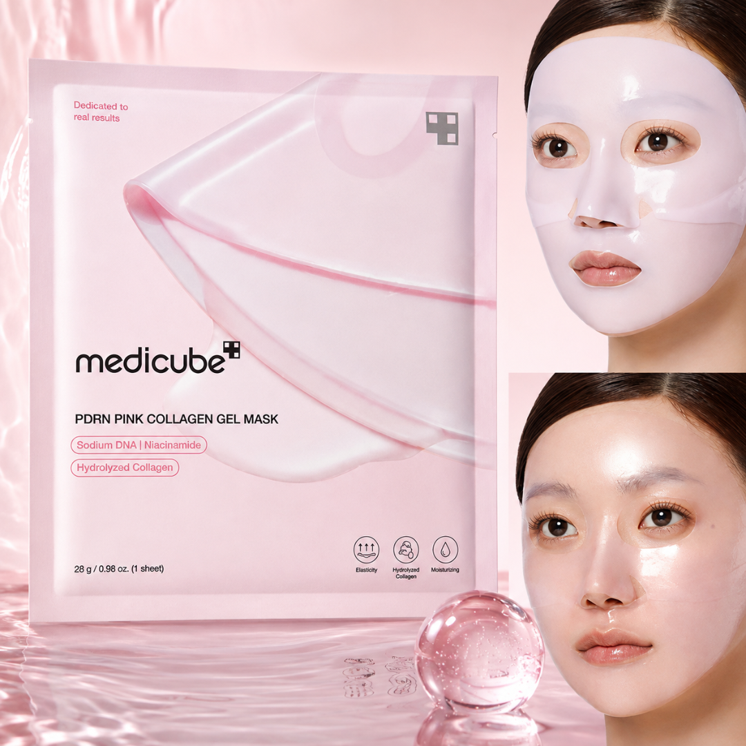 Medicube PDRN Pink Collagen Gel Mask - Máscara Facial de Colágeno